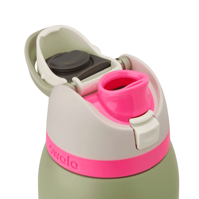 Owala FreeSip 24oz Stainless Steel Insulated Water Bottle – Neo Sage (Green)